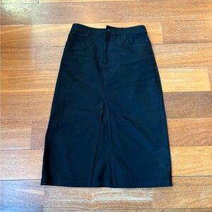 KOOKAI Denim Midi Skirt, Size 40